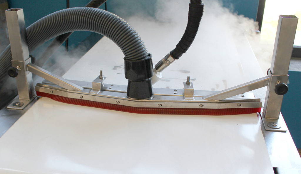 system automatycznego mycia przenośników taśmowych Steam Plant Tecnovap