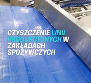 Czyszczenie linii produkcyjnych w zakładach spożywczych